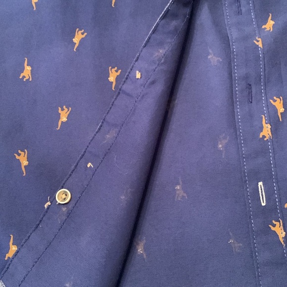 Paper denim & cloth monkey printed with contrast - Picture 7 of 11